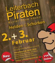Tickets für Freitag -  Bunter Show Abend der Leiterbachpiraten am 02.02.2018 - Karten kaufen